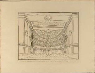 Perspectivische Ansicht Des Zuschauerbaumes Im Königl. Schauspielhause Zu Berlin, Von Der Scene Aus Gesehen.