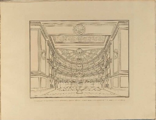 Perspectivische Ansicht Des Zuschauerbaumes Im Königl. Schauspielhause Zu Berlin, Von Der Scene Aus Gesehen.