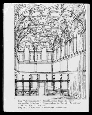 Der Vatikan in Rom: Capella Sistina
