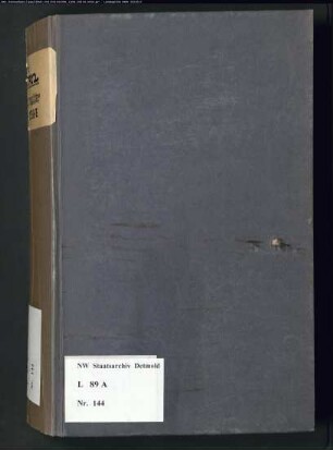 Gogerichtsregister Amt Horn