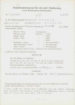 Herzog, Friedrich