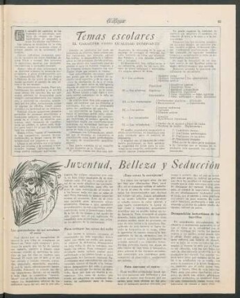 Temas escolares : El carácter como cualidad dominante