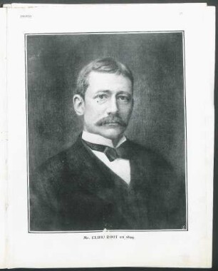 [Fotografía de] Mr. Elihu Root en 1899