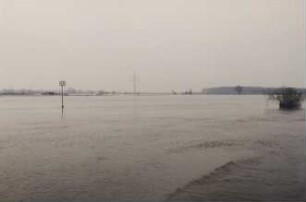 Hochwasser der Aller 1994 bei Hademstorf