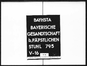 Politischer Schriftwechsel