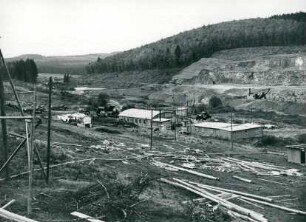 Breitenbach-Talsperre, 1954-1955