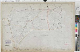 Langenhorst (Ochtrup), Flurbereinigung Langenhorst, Bl.4 Zuteilungskarte Flur 5