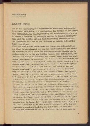 Kunsterziehung
