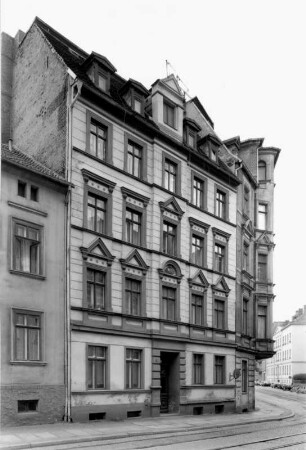 Görlitz-Altstadt, Bautzener Straße 22. Wohnhaus (um 1885). Straßenansicht
