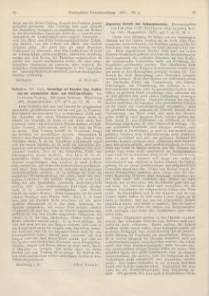 68-69 [Rezension] Seyffarth, L. W., Allgemeine Chronik des Volksschulwesens. 15. Jahrg. 1879