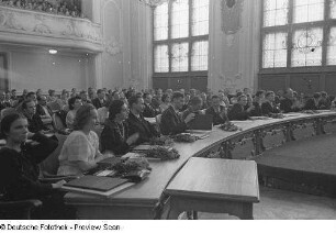 Preisträger und Publikum der Bachfeier
