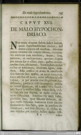 Caput XVII. De Malo Hypochondriaco
