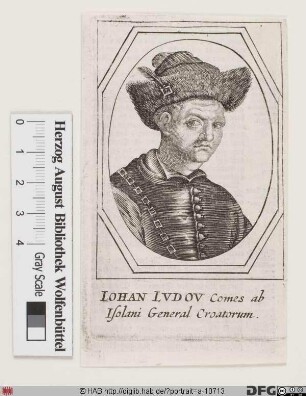 Bildnis Johann Ludwig Hector Isolani (-o) (1629 Frhr. u. 1634 Graf von)