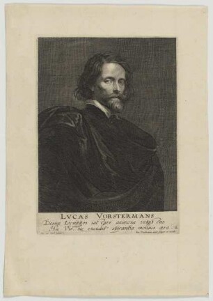 Bildnis des Lvcas Vorstermans