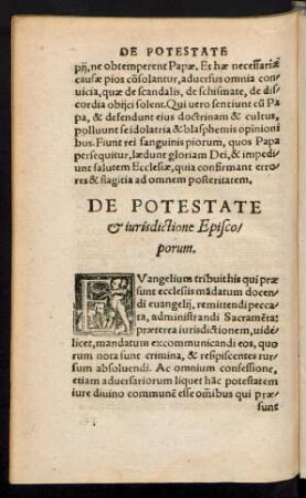 De Potestate et iurisdictione Episcoporum.
