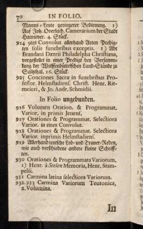 70-70, In Folio ungebunden.