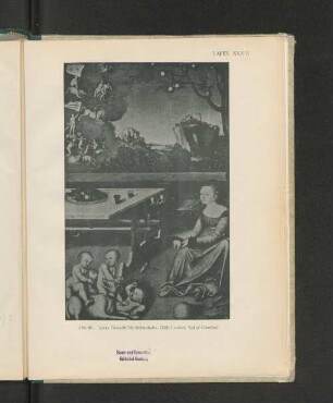 Tafel XXXIX Abb. 63. Lucas Cranach, Die Melancholie, 1528. London, Earl of Crawford