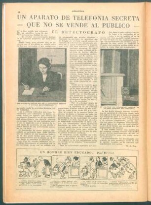 Un hombre bien educado. [Cómic]