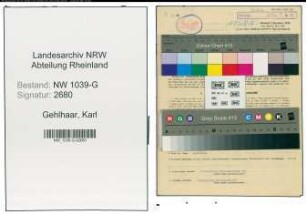 Entnazifizierung Karl Gehlhaar , geb. 19.05.1893 (Polizist)
