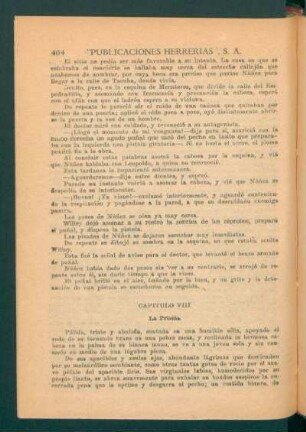 Capítulo VIII - La prisión