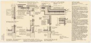 Arzthaus Prof. Bernhardt, Berlin-Charlottenburg: Konstruktionen: Decken, Wände, Fußböden - Details 1:10