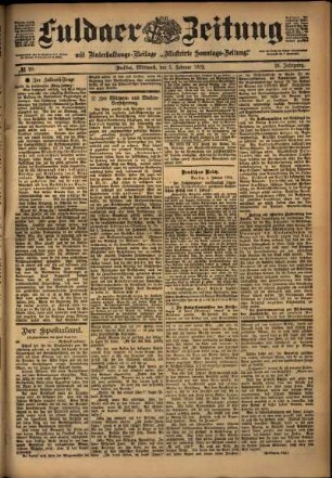 Ausgabe vom Mittwoch, den 05. Februar 1902.