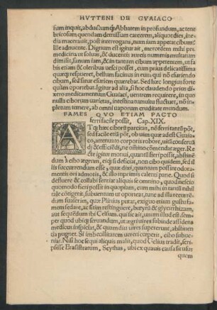 Fames Quo Etiam Pacto ferri facile possit, Cap. XIX.