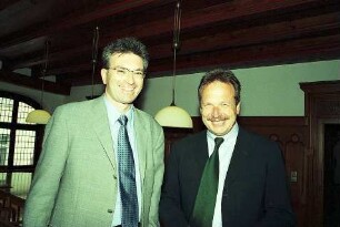 Freiburg im Breisgau: Oberbürgermeister Dieter Salomon und Verdi-Chef Frank Bsirske