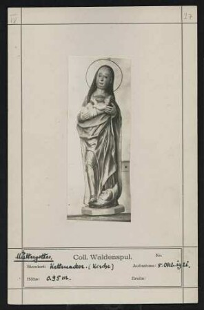 Muttergottes Standort: Kettenacker (Kirche) Höhe 0,95 m