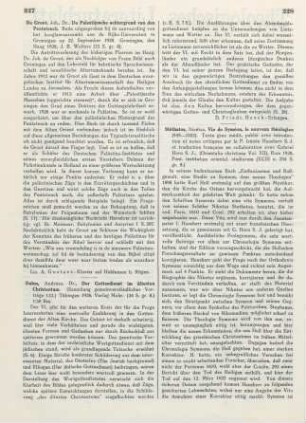 228-229 [Rezension] Stéthatos, Nicétas, Vie de Syméon, le nouveau théologien (949-1022)