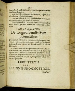 Pars III. De Signis Prognosticis.