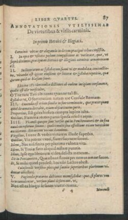 Annotationes Utilissimae De virtutibus & vitiis carminis.