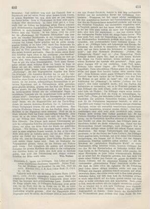 453-455 [Rezension] Friedrich, Johann, Von der Rückkehr aus Frankfurt bis zum Tod 1849 - 1890
