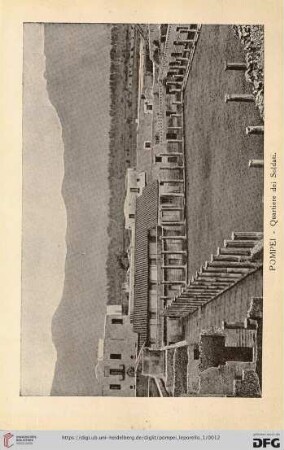 Pompei – Quartiere dei Soldati. – Quartier des soldats – The Soldiers Quarters – Quartiere dei Soldati.