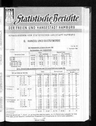 Der Fremdenverkehr in Hamburg im Juni 1964 : Lfd. Nr. 49