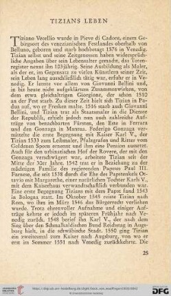 Tizians Leben