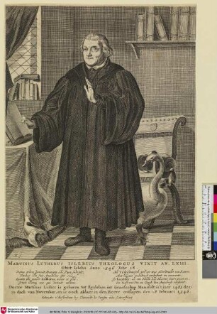 MARTINUS LUTHERUS ISLEBIUS THEOLOGUS VIXIT AN. LXIII