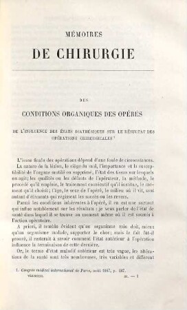 Mémoires de Chirurgie, 3