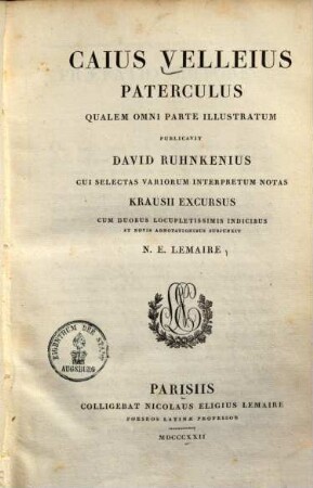 Caius Velleius Paterculus