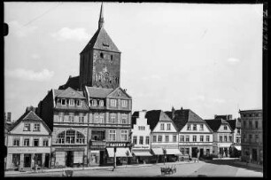 Schlawe (Slawno/Polen). Marktplatz. Straßenbild
