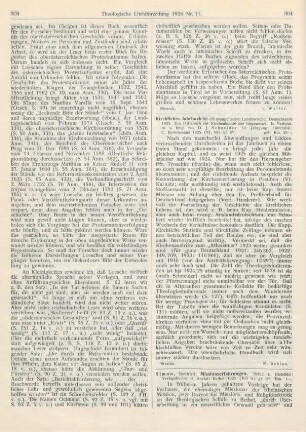 304 [Rezension] Schneider, Johannes (Hrsg.), Kirchliches Jahrbuch für die evangelischen Landeskirchen Deutschlands 1925. 52. Jahrg