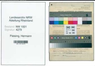 Entnazifizierung Hermann Passing, geb. 25.02.1918 (Kaufmann)