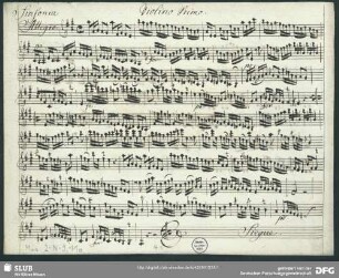 Symphonies - Mus.2-N-9,11a : orch; A
