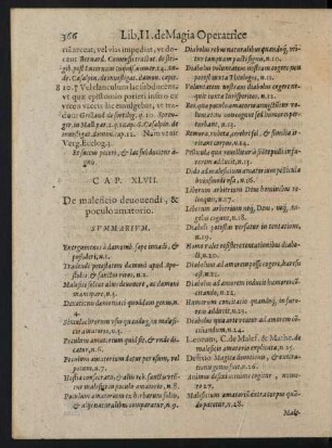 Cap. XLVII. De maleficio devovendi ...
