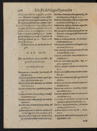 Cap. XLVII. De maleficio devovendi ...