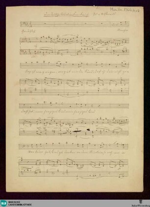 3 Lieder - Mus. Hs. 1366,4-6 : B, pf