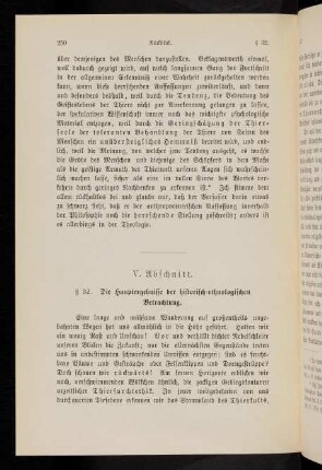 250, V. Abschnitt. Die Hauptergebnisse der historisch-ethnologischen Betrachtung