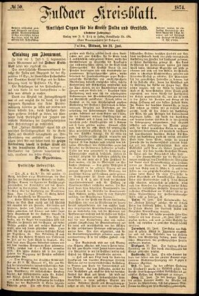 Ausgabe vom Mittwoch, den 24. Juni 1874.