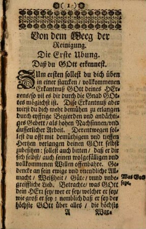 Geistliche gantz göttliche Exercitia oder Übungen ...