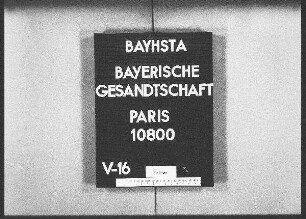 Marx, Siegmund, von München, Rechtspraktikant, Ausbildung in Paris